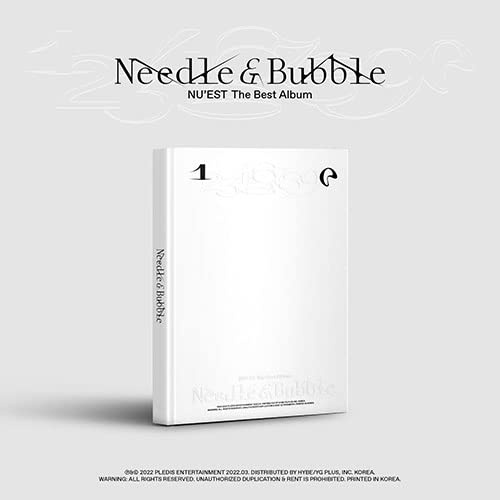 NU'EST [ NEEDLE & BUBBLE ] The Best Album ( 1 CD+1 Hard Cover Photo Book+1 Photo Post Card+1 Lyric Book+2 Photo Card+1 Message Book Mark+1 STORE GIFT CARD )