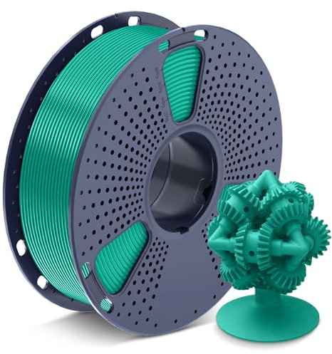 SUNLU ASA Filament 1.75mm, UV Regen Hitzebeständig und robust, ideal für den Druck von mechanischen Funktionsteilen im Freien, 0.9kg Spool, ASA Grün