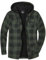 SwissWell Hommes Veste Chemise Épaissir Veste de flanelle à carreaux Doublure peluche Loisirs Doublé Sweat à capuche Hommes Polaire Hoodie Veste d'hiver avec poches(vert M)