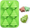 BREEZO Silikonform Weihnachten 6 Vertiefungen Große Weihnachtsbaum Schokoladenformen SeifeSüßigkeiten Kuchen Backformen für Weihnachten Weihnachtskuchen, Dekoration