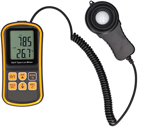 Digitaler Beleuchtungsstärke-Belichtungsmesser LCD Beleuchtungskörper-Meter digitaler Beleuchtungszähler-Messgerät-Beleuchtungsstärke-Messer-SPLIT-Handheld-Beleuchtungskörper-Meter 0-200000 Lux Hohe P