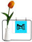 International Vehicle Chess Composition Tulpe Künstliche Blumenvase Dekoration Karte