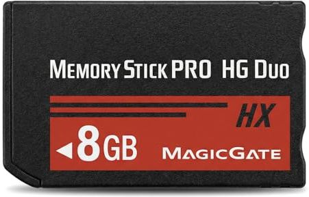MemoryStick PRO-HG Duo Carte mémoire pour appareil photo PSP 1000 2000 3000 8 Go