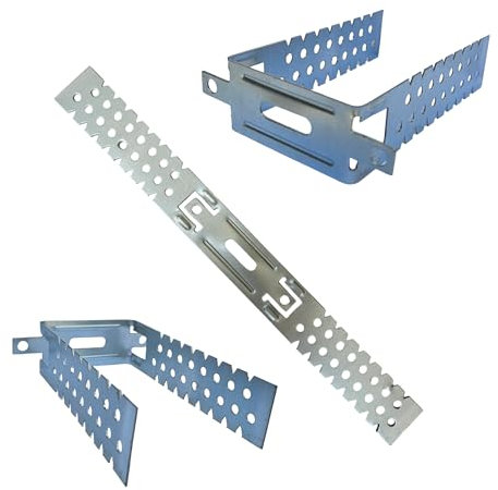 MiG-met - Direktabhänger - 0,8x125mm -100 Stück - Deckenverkleidung - Deckenabhänger trockenbau - U profil - Aluminium profil - Splint - Rigips werkzeug - Deckenhalter - Plattenheber trockenbau