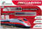Pista Trenitalia Frecciarossa 500 Scala 1:43 con luci e Suoni - Treno Giocattolo 1 locomotiva 1 vagone e 2 tracciati binari- Funzionamento a Batteria + portachiave cubo