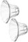 OSALADI 2 Pcs Glass Lampshade Dome Light E27 Replace