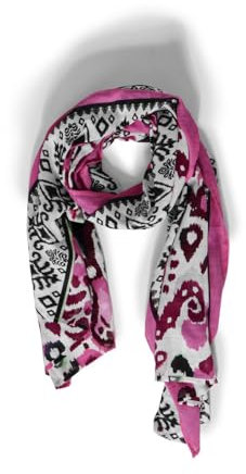 CECIL Damen B572443 2in1 Schal mit Print, Bloomy pink, A