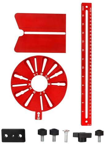 Router Jig | Guida per fresatura regolabile | Jig hardware per armadio e guida router per il taglio di cerchi piccoli e grandi