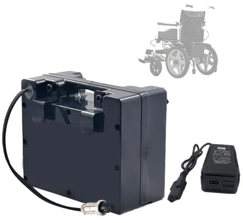 SSCYHT 24V Lithium-Ion Battery 24V 10AH 12AH 15AH 20AH 25AH 30AH 35AH 40AH 45AH Wheelchair Battery 24V 50AH 55AH 60AH 65AH 70AH Lead-Acid Replacement Battery,24V20AH