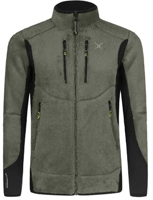 MONTURA Nordic Fleece Jacket Uomo MJAP30X49 Colore Verde Salvia Giacca Pile Calda e Confortevole Ideale per attività Outdoor Escursionismo e Tempo Libero nelle giornate Fredde L