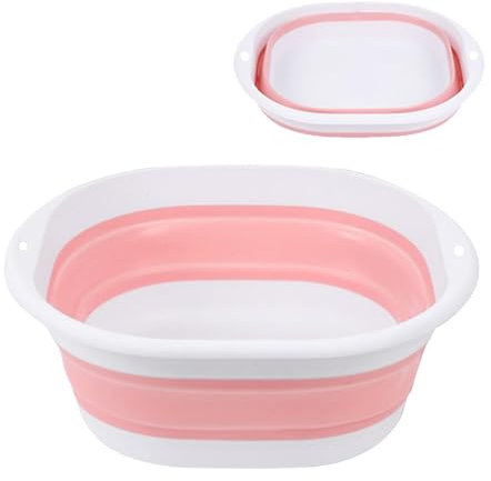 wiroouia Pool Foot Bath Basin,Foldable Foot Bath Bucket Pool Foot Wash Basin - Foot Soaking Bath Basin Portable Foot Bath for Pool Entry Ladder, Spas, Hot Tub