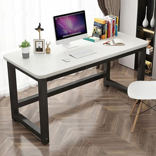 GAONUDAN Grand Bureau d'ordinateur Moderne en Bois, Table d'étude d'écriture de Style Simple et Moderne, Table d'étude pour Ordinateur Portable PC pour Poste de Travail à Domicile, D, 100 x 70 x 74 c