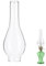 WBYNB Öllampen-Lampenschirm aus Glas, Glas-Öllampenschirm Klarer, Öllampen-Ersatz-Schornstein, Petroleumlampe Lampe Leuchtenschirm, Glaslampenschirm für Petroleumlampenbrenner