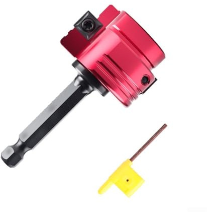 Rohr-Fräs-Entferner für PVC- und ABS-Rohre | 6,35 mm Sechskantschaft Sanitär-Werkzeug | Abflussrohr-Reinigungs- und Wartungswerkzeug, Fitting Saver (D)