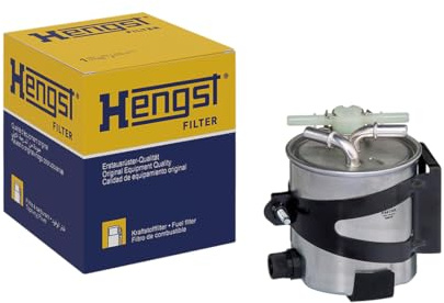HENGST - Kraftstofffilter H441WK - Hochwertiger Kraftstoff-Leitungsfilter für KFZ - Entfernt Staub und Schmutz aus Otto- oder Dieselmotoren - Schützt das Einspritzsystem