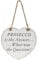 Leonardo Large Novelty Wooden Heart Signs Prosecco Is The Answer What Was Question