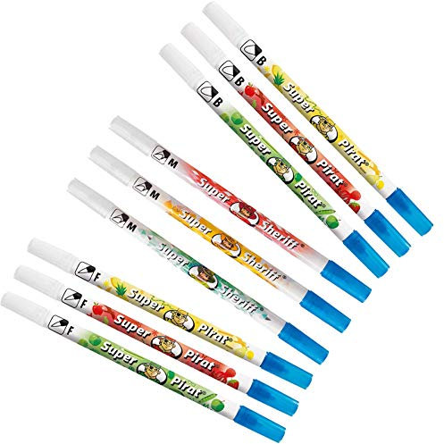 Pelikan Tintenlöscher Super (9er Set Löscher B M F | Mix)