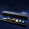Sistema solare Otto pianeti Decorazioni Burattato Chakra Guarigione Reiki Pietre preziose di cristallo Set di sfere Decorazioni per la scrivania dell'ufficio domestico