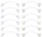 Briana Williams 12stk 14G Klar Curved Barbell Snake Eyes Piercing Retainers Bioflex Flexible Augenbraue Zunge Bauchnabel Piercing 12mm/14mm/16mm/18mm