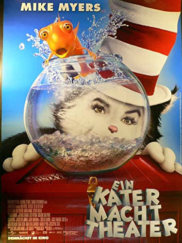 Ein Kater macht Theater - HM - Mike Myers - Filmposter A1 84x60cm gerollt