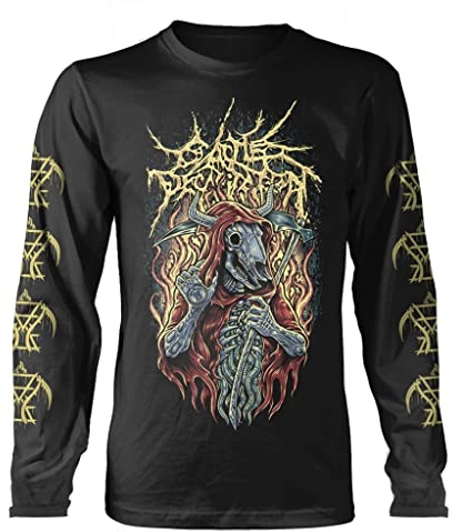Death 'Leprosy Posterized' (White) Long Sleeve Shirt - Ultrakult Clothing