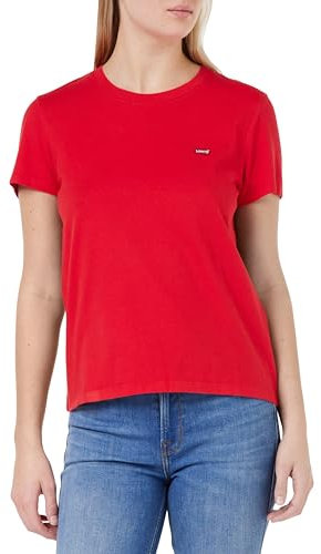 Levi's The Perfect Tee, T-Shirt Donna, Script Red, XXS