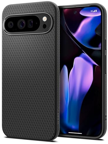 Spigen Cover Liquid Air per Google Pixel 9 Pro XL | Nero Opaco