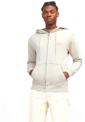 JACK&JONES Herren Sweatjacke JORFADED Sweat Zip Hood (DE/NL/SE/PL, Alphanumerisch, M, Regular, Regular, Laurel Wreath)