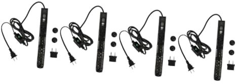 Kisangel 4 Pièces Chauffe Aquarium thermomètre Digital thermometre Digital Accessoires d'aquarium Tige chauffante pour Aquarium Outil de Chauffage Température constante réservoir d'eau