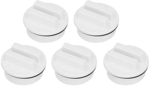Gsycle 5 Piezas De Drenaje del Filtro De Enchufe, 1,5 Pulgadas De La Piscina Skimmer Plug Piscina Winterizing Plug Piscina Filtro De Drenaje del Tapón De La Piscina Tapones para Piscinas Elevadas