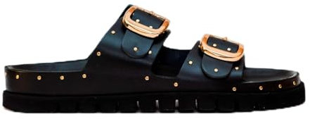 TakeMe Damen Pantolette in Schwarz, Größe 39