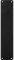 Plain Door Finger Plate 350 x 75mm - Matt Black Steel Push Plate