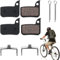 2 Paar Scheibenbremsbeläge kompatibel mit Sram Hrd Red 22 B1 Force 22 Cx1 Rival 22 S700 B1 Harz Halbmetallisch Fahrrad Organische Scheibenbremsbeläge Rennrad Hydraulische Scheibenbremsbeläge mit