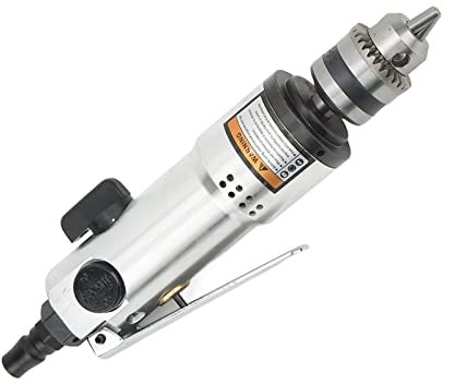 Pneumatischer Gerader Luftbohrer aus Zinklegierung 3/8 Zoll, Humanisiertes Design, Große Torsion, Sichere Auslösetechnologie mit Verschleißfestigkeit, Korrosionsschutz für die