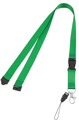 LICQIC Halsriemen Schlüsselbund für Frauen und Männer, Lanyard für Schlüssel, ID Card Holde, und Ausweishalter, mit Mini Abnehmbare Schnalle, Karabinerhaken