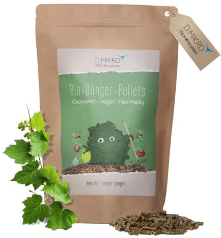 Bio-Dünger-Pellets - natürlicher Langzeitdünger für Sträucher und Hecken und nachhaltige Böden (1,5 kg)
