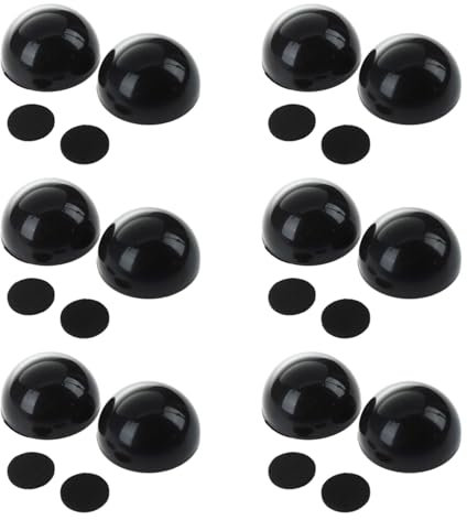 Rfeeuubft 12 Pcs Laptop Notebook Black Antiskid Cool Ball Cooler Stand Pad