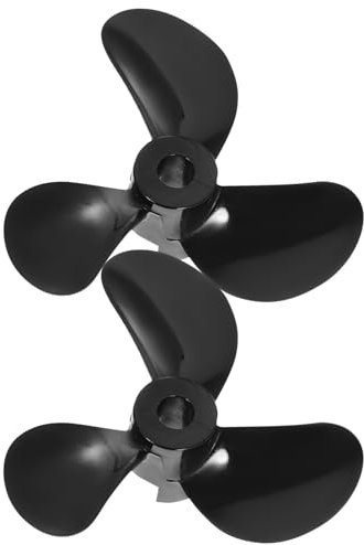 Toddmomy 1Pair High Strength Boat Propellers Props for Boat Parts for Simulation Tugboats Fishing Bait Boats Enhanced Control Performance