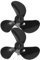 Toddmomy 1Pair High Strength Boat Propellers Props for Boat Parts for Simulation Tugboats Fishing Bait Boats Enhanced Control Performance