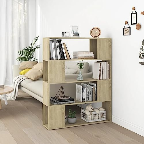 Armoire à livres Séparateur de pièce Chêne Sonoma 100 x 24 x 124 cm – Meubles, étagères, bibliothèques et étagères sur pied