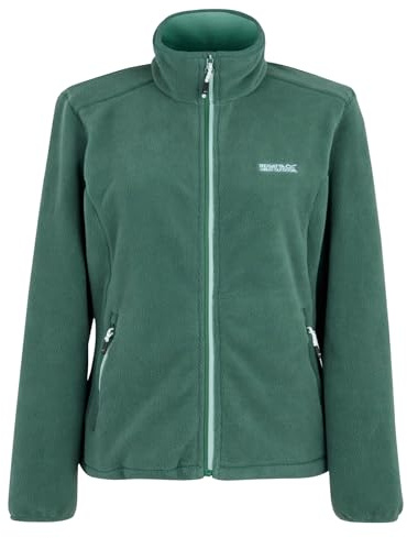 Regatta Damen Jacke Outdoorjacke Fleecejacke Floreo IV, Farbe:Grün, Artikel:-ZM6 Spruce Green, Größe:42