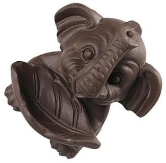 kesurpae Porte-encens éléphant Unique, élégant encensoir en céramique pour la Maison et Le Bureau, Forme Simple et élégante, brûleur d'encens à refoulement en, Figurine Cadeau