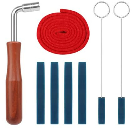 Professionelles 8-teiliges Klavierstimmset mit Dämpfern und Schlüssel