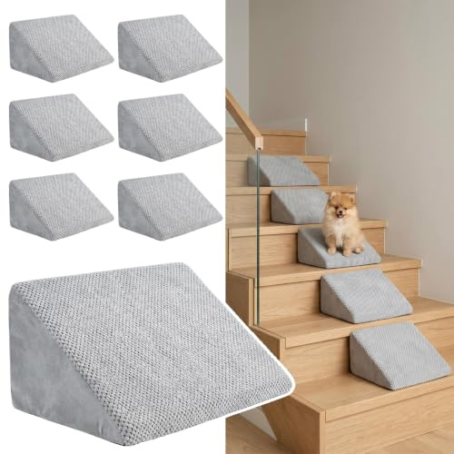 Scaletta per cani di piccola taglia, con rivestimento lavabile
