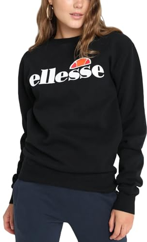 Ellesse Women's Agata Sweatshirt, Black (Anthracite), 14 (Manufacturer Size: 42)