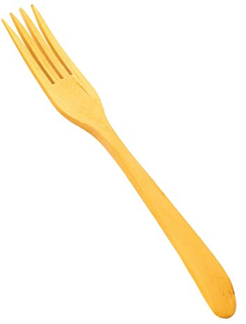 Tenedor curvado madera boj fabricado artesanalmente