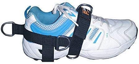 NEW 5-D Ankle/Foot Shoe Strap PENTAGON 5 -Ring Cable Gym Machine Attachment For Men/Women Yoga, Pilates, Ideal for Foot Therapy Rehab