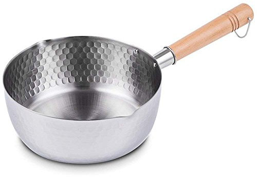 Stainless Steel Yukihira Pan, Traditional Japanese Yukihira Saucepan 3 Quart