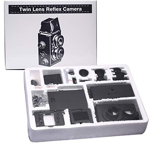 DEVMO Kompatibel mit DIY Lightnes Classic Retro Holga Lomo Recesky TLR Kamera 35 mm Film Twin Lens Reflex Kit