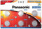 Panasonic Blister 6 Batterie Litio Pulsante CR2032
